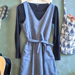 Vintage Wool Strapless Dress